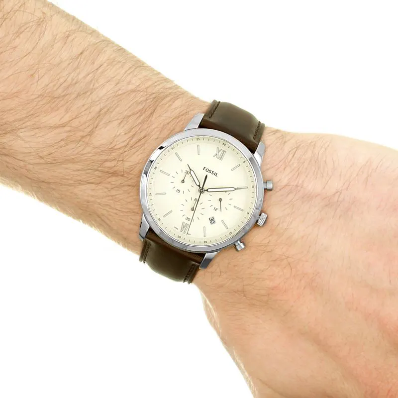 Fossil Neutra Chronograph Cream Dial Men’s Watch | FS5380